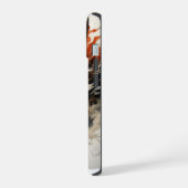 地獄の獣墨絵 iPhone 15ケース (左側面)