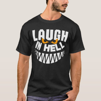 地獄の笑い：悪魔の怪物ハロウィーン Tシャツ