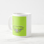 地獄の編機械のマグ コーヒーマグカップ (正面左)