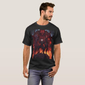 地獄の群れ：5つの悪魔が解き放たれた Tシャツ (正面フル)