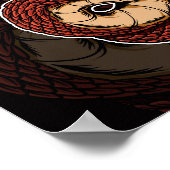 地獄の蛇の赤い竜 ポスター (角)