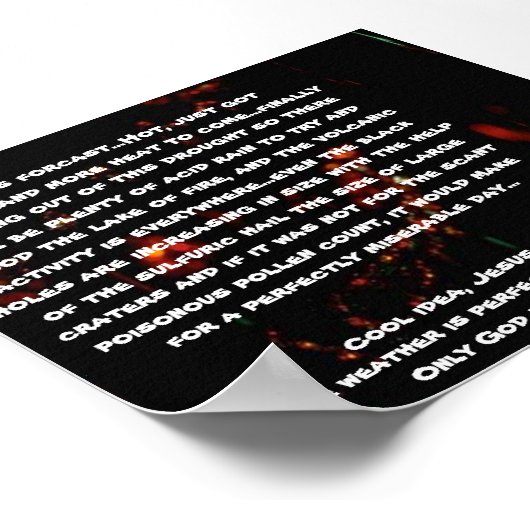 地獄の許し…熱い熱得い… ポスター (角)