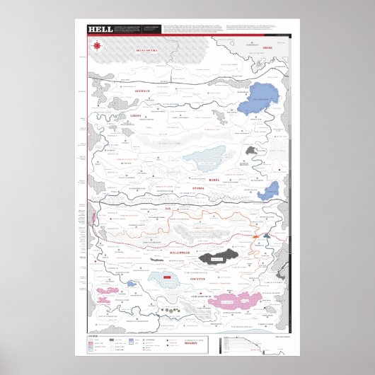 地獄の詳細地図 ポスター (正面)