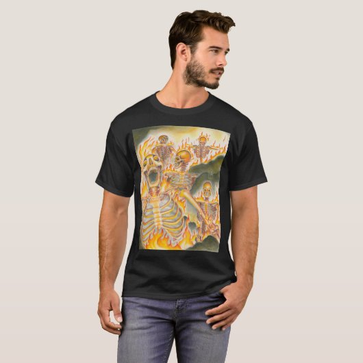 地獄の軍団の珍品 Tシャツ (正面フル)