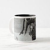 地獄の鍵を握る天使 ツートーンマグカップ (正面左)