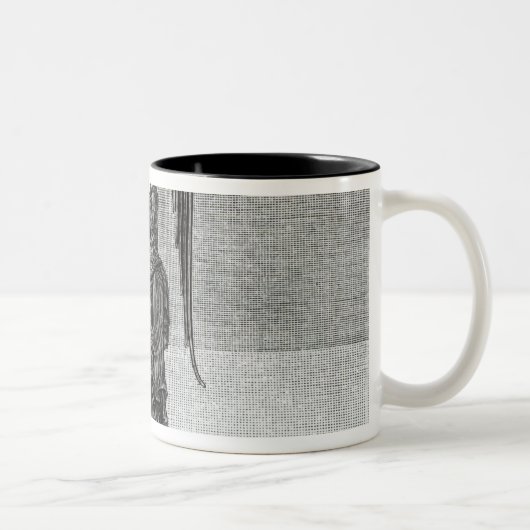 地獄の鍵を握る天使 ツートーンマグカップ (右)