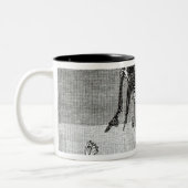 地獄の鍵を握る天使 ツートーンマグカップ (左)