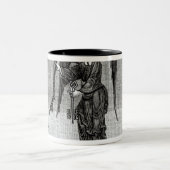 地獄の鍵を握る天使 ツートーンマグカップ (中央)