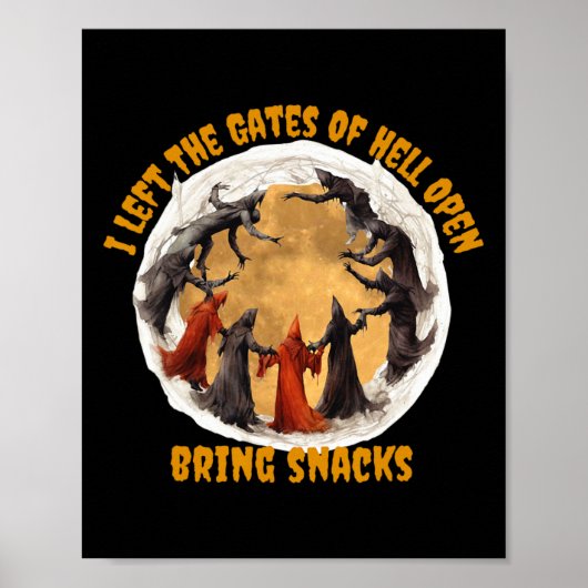 地獄の門が開いている ポスター (正面)