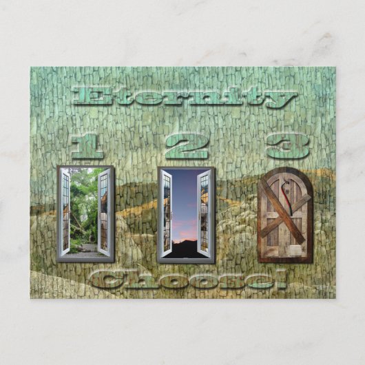 地獄の門で ポストカード (正面)