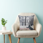 "地獄の門橋のAView" Astoria, NY枕 クッション (椅子)