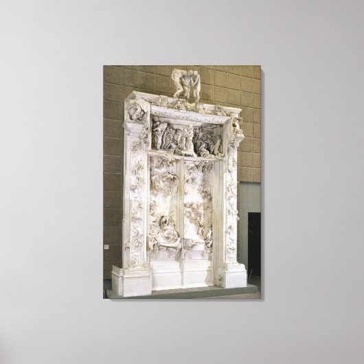 地獄の門 キャンバスプリント (正面)