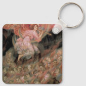 地獄の魂に天使が笛を吹く by エブリン・ド・モルガン キーホルダー (裏面)