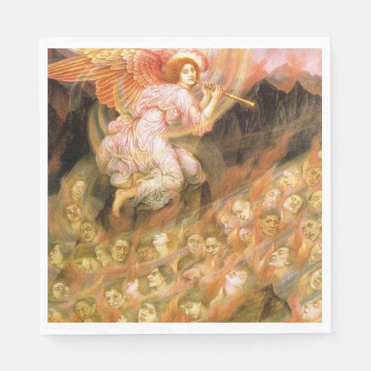 地獄の魂への天使の配管 スタンダードランチョンナプキン (正面)