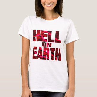 地獄のTシャツ(悪魔の血) 女性用Tシャツ Tシャツ