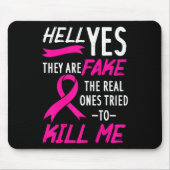 地獄のYes彼らは偽実在の人々を殺そうとした マウスパッド (正面)