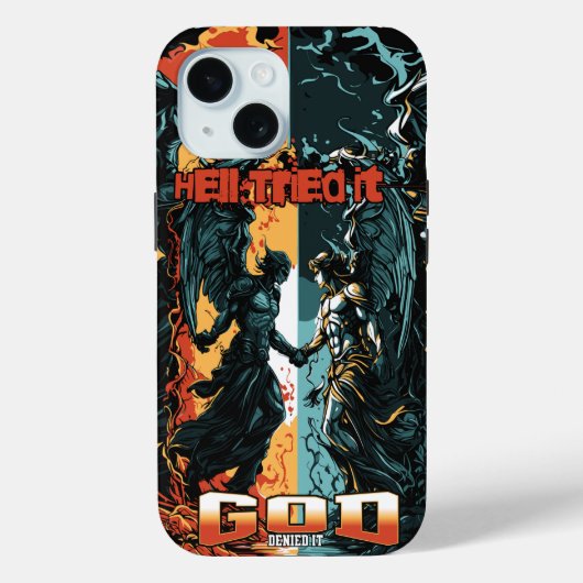 地獄はそれを試みた神はそれをキリスト教の信仰を否定した Case-Mate iPhoneケース (裏面)