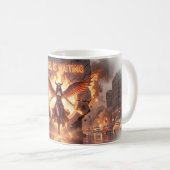 地獄は待っている ファイアデーモンクイーンマグ コーヒーマグカップ (正面右)