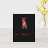 『地獄は満ち果ててしまったので、私は来戻って – ノテカード』 カード (黄色い花)