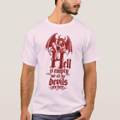 地獄は空っぽ Tシャツ (正面)