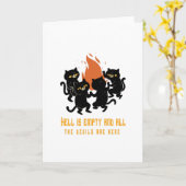 地獄は空で、すべての悪魔がここにいる カード (黄色い花)