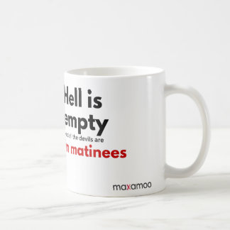 地獄は空のマグです コーヒーマグカップ