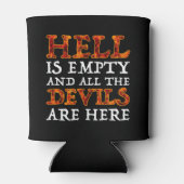 地獄は空虚で全ての悪魔がここにいる 缶クーラー (裏面)