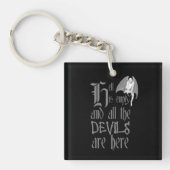 地獄は空虚で、すべての悪魔はここに灰色である キーホルダー (正面)