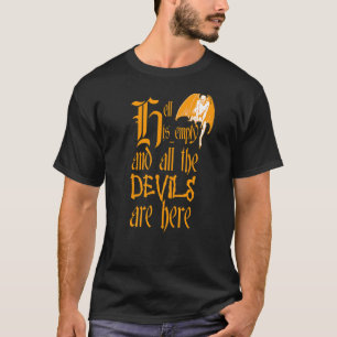 地獄は空虚で、すべての悪魔はここに黄色い Tシャツ
