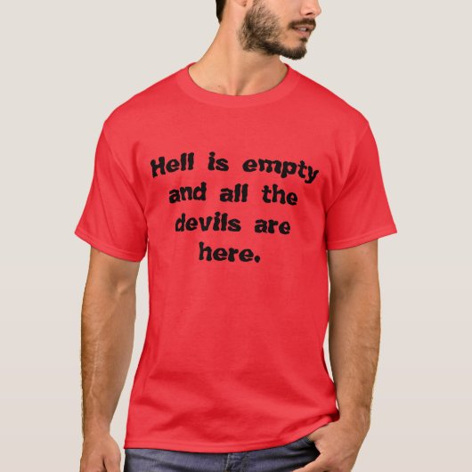 地獄は空… Tシャツ (正面)