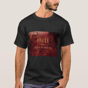 地獄は縁ど人のTシャツを開いた Tシャツ