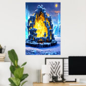 地獄へのゲートウェイ | AIアートポスター ポスター (ホームオフィス)