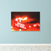 地獄への道 キャンバスプリント (インサイチュ (ウッドフロア))