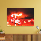 地獄への道 キャンバスプリント (インサイチュ (リビング))