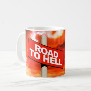 地獄への道 コーヒーマグカップ