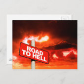 地獄への道 ポストカード (正面/裏面)