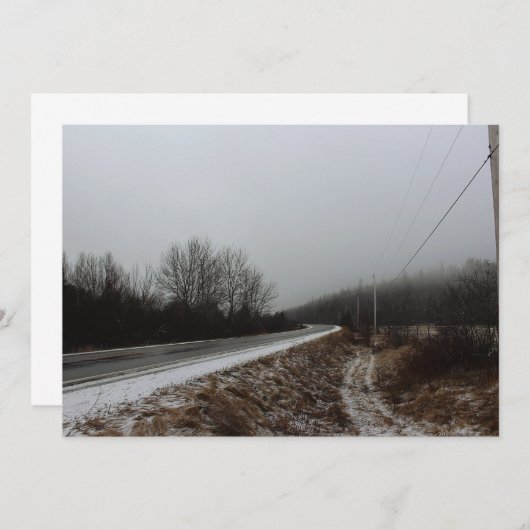 地獄への道 招待状 (正面/裏面)