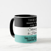 地獄への高速道路/階段から天国 マグカップ (正面左)