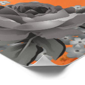 地獄もしの木壁アートを通り抜ける ポスター (角)