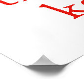 地獄もしを通過している – 忍耐引用文 ポスター (角)