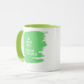 地獄を上げ、世界を変えて下さい マグカップ (正面左)