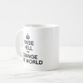 地獄を掲げて世界を変えろ.png コーヒーマグカップ (正面左)
