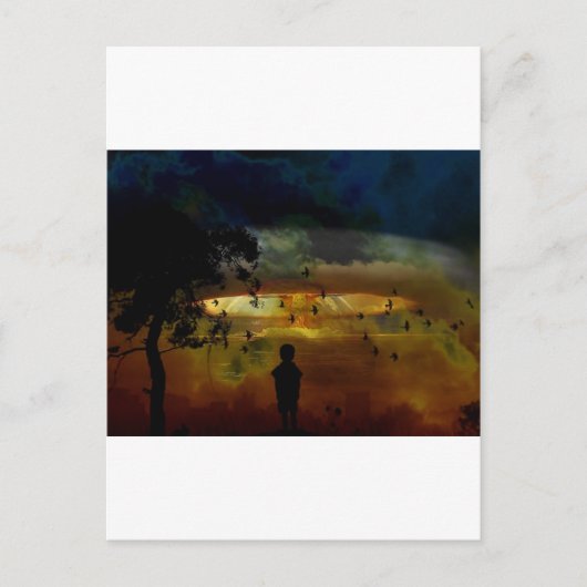 地獄を見る ポストカード (正面)