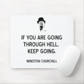 地獄保を抜けるチャーチル マウスパッド (マウス)