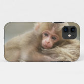 地獄谷野猿公苑の赤ちゃん雪見猿 長野県 Case-Mate iPhoneケース (裏面(横))