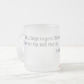 地獄 フロストグラスマグカップ (正面左)