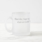 地獄 フロストグラスマグカップ (左)