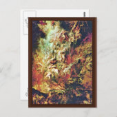 地獄 ルーベンスによる『ダムドの堕落』、ピーター・ポール ポストカード (正面/裏面)