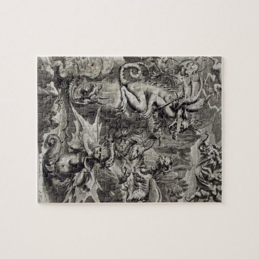 地獄、本1のパート3 Chaからのイラストレーションの場面 ジグソーパズル (横)