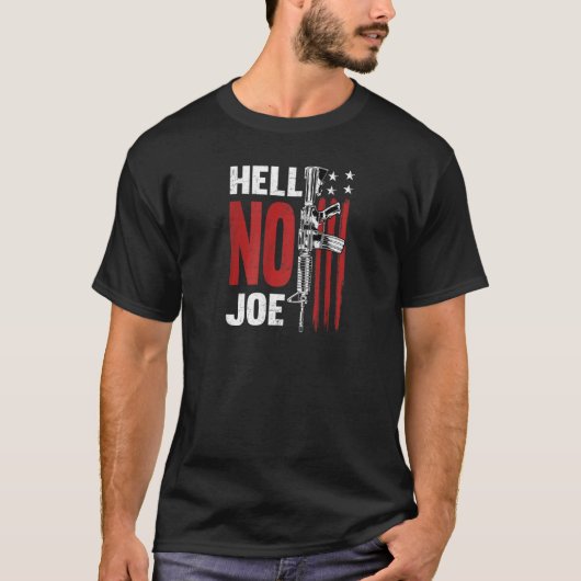 地獄No Joe Tee Gun（背面）ラグラン Tシャツ (正面)